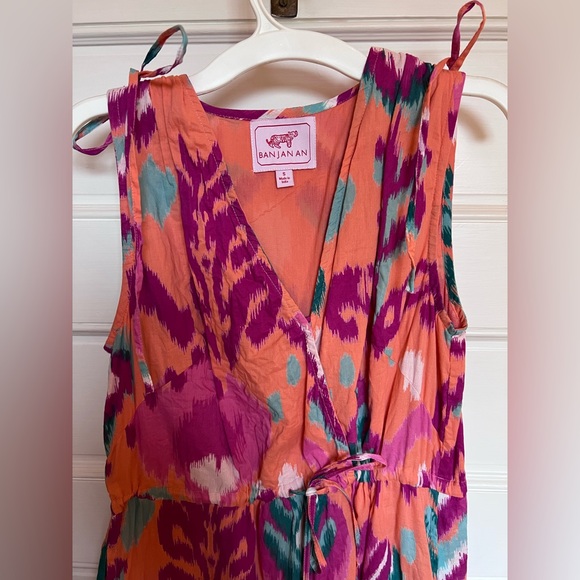 Banjanan Becca Dress - Ikat Floral Spice - Picture 5 of 7